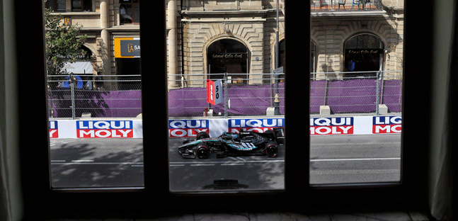 Baku - Qualifica<br />Russell straccia tutti, crash Antonelli