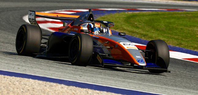 Test a Spielberg - 1° turno<br />Francot guida il gruppo