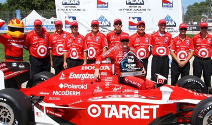 Detroit, qualifica: Scott Dixon stacca Castroneves