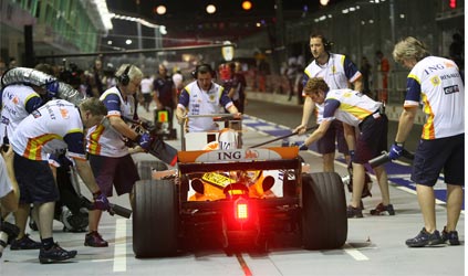 Singapore - Libere 3<br>C'è sempre Alonso davanti