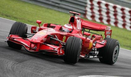 Test con la Ferrari F2008 per<br>Bortolotti, Piscopo, Cicatelli