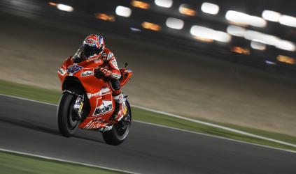 Losail - Gara -<br>Stoner e Ducati, poi Rossi