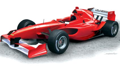 Nella F.3000 di Coloni<br>le Lola ex A1 Grand Prix