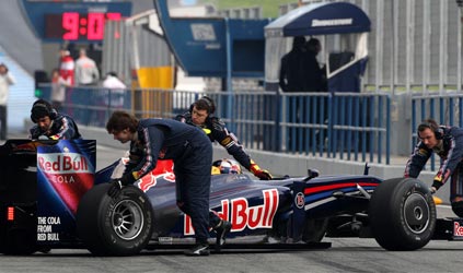 Jerez, 1° giorno: la Red Bull e Vettel i più veloci