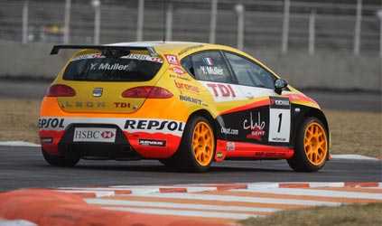 Puebla, libere 1: Yvan Muller mantiene la Seat davanti