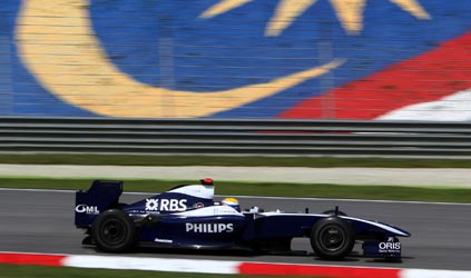Sepang - Libere 1 <br>Ancora la Williams davanti a tutti