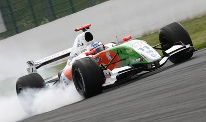 Spa, libere 2: Baguette brucia Alguersuari nel finale