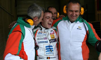 Spa - Superpole<br>Baguette esalta il pubblico