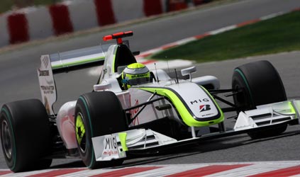 Barcellona - Qualifica<br>Button, pole all'ultimo secondo