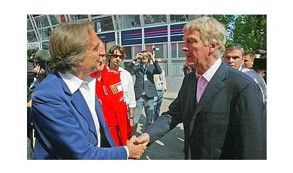 Montezemolo e Mosley<br>Riunione costruttiva