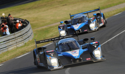 Le Mans - Finale<br>Doppietta per le Peugeot  908<br>vincono Brabham, Wurz e Gené