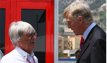 Mosley non si ricandiderà<br>Determinante Bernie Ecclestone