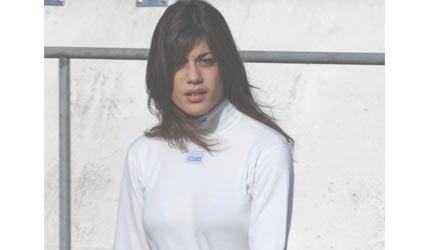 Vicky Piria si allena con Tomcat