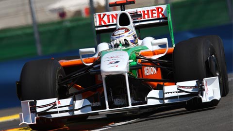 Valencia - Libere 3<br>Sutil e Force India al comando