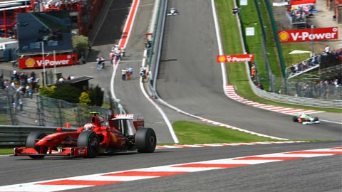 Spa - Gara<br>La magia di Raikkonen e Fisichella