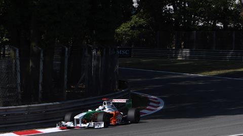 Monza - Libere 2<br>Sutil vola con la Force India