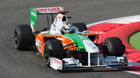 Monza - Libere 3<br>Sempre Sutil, Fisichella sbatte