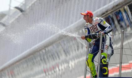 Assen, gara:<br> 100 volte Valentino Rossi
