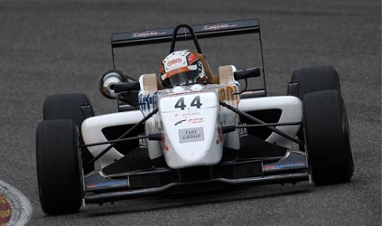Zampieri con Piquet GP<br>nel campionato GP2 Asia