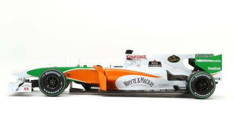 Ecco la Force India di Liuzzi e Sutil