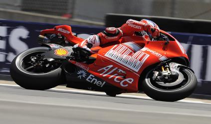Sachsenring, Libere 1: <br> Casey Stoner prende il comando delle operazioni