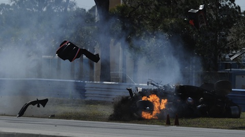 Sebring - Spaventoso botto per la Lola Intersport