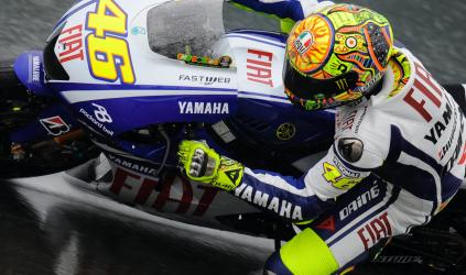 Donington, Qualifiche: <br> Valentino Rossi saluta Donington con la pole