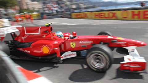 Monaco - Libere 1<br>Alonso impetuoso con la Ferrari