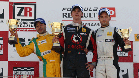 Vallelunga, gara 1: Cecchellero, primo successo