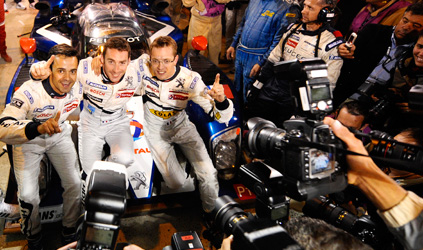 Le Mans - 3 domande<br>al poleman Bourdais 