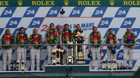 Le Mans - Finale<br>Storica tripletta Audi 