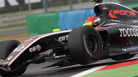 Magny-Cours - Libere 1<br>Zampata di Zampieri
