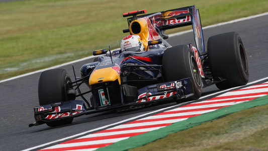 Suzuka - Libere 2<br>Vettel e Webber fanno il vuoto