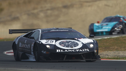 Navarra, gara di qualifica<br>Lambo e Maserati, italian style