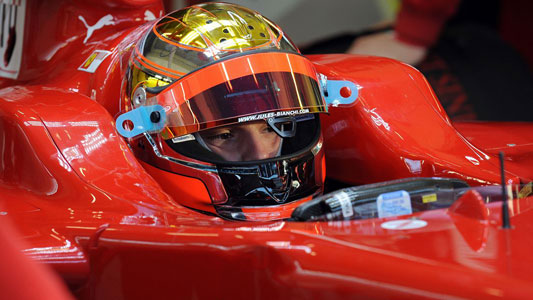 Bianchi promosso collaudatore della Ferrari<br>A Vallelunga il test per i primi tre della F.3 Italia
