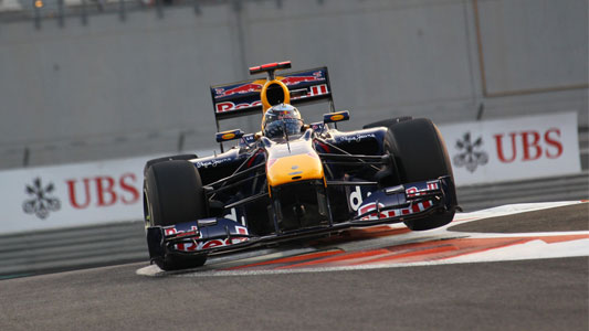 Abu Dhabi - Libere 3<br>Red Bull veloci, Alonso lontano