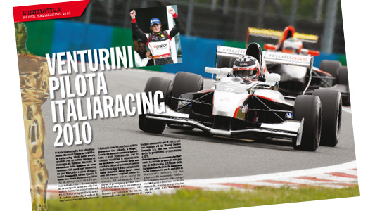 &Egrave; online il Magazine n.113<br>Venturini Pilota Italiaracing 2010