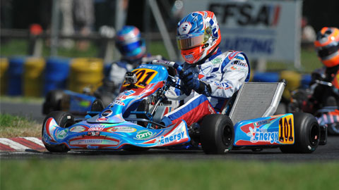 Winter Cup a Lonato<br>Visser, Klinkby e Vertsappen in pole  