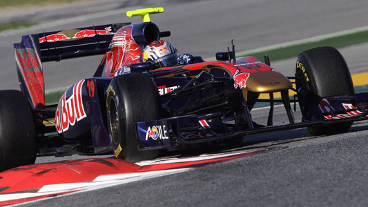 Test a Barcellona - 2° giorno<br>Vettel e Red Bull spaventano