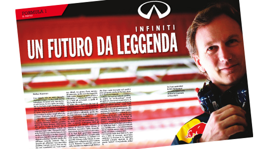 &Egrave; online il Magazine n.121<br>Red Bull, una storia Infiniti
