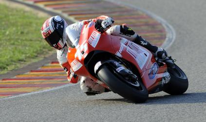 Mugello, Test day 1: Mattia Pasini si diverte sulla Ducati