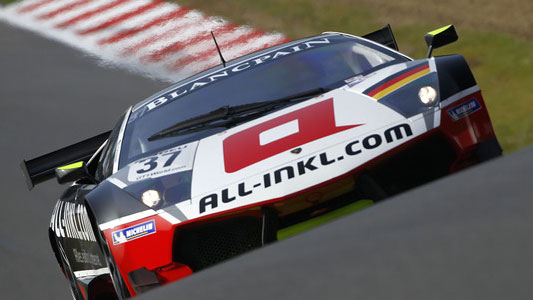 Zolder, qualifica: Lamborghini ancora in pole