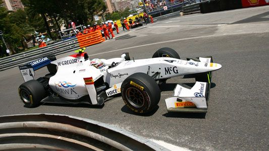Monaco - Qualifica<br>Van der Garde in pole, ma che caos!
