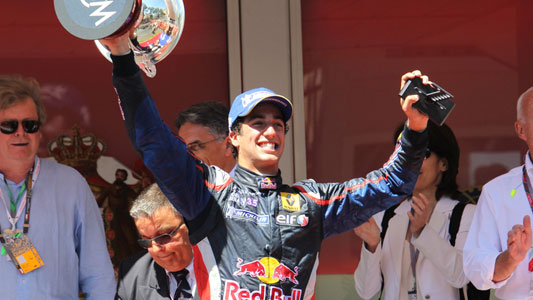 Monaco - Gara<br>Ricciardo concede il bis