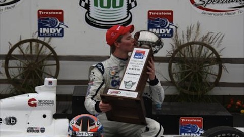 Iowa, gara: tris di Newgarden