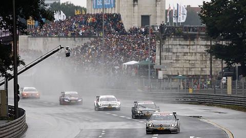 Norisring, gara: Spengler danza sulla pioggia