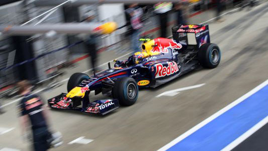 Silverstone – Libere 1<br>Nella pioggia emerge Webber