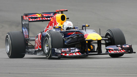 Nurburgring - Libere 3<br>La zampata di Vettel
