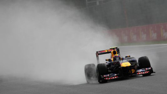 Spa, libere 3: Webber nella pioggia