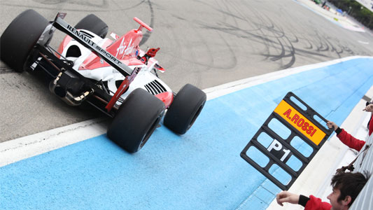 Le Castellet - Gara 2<br>Rossi torna alla vittoria